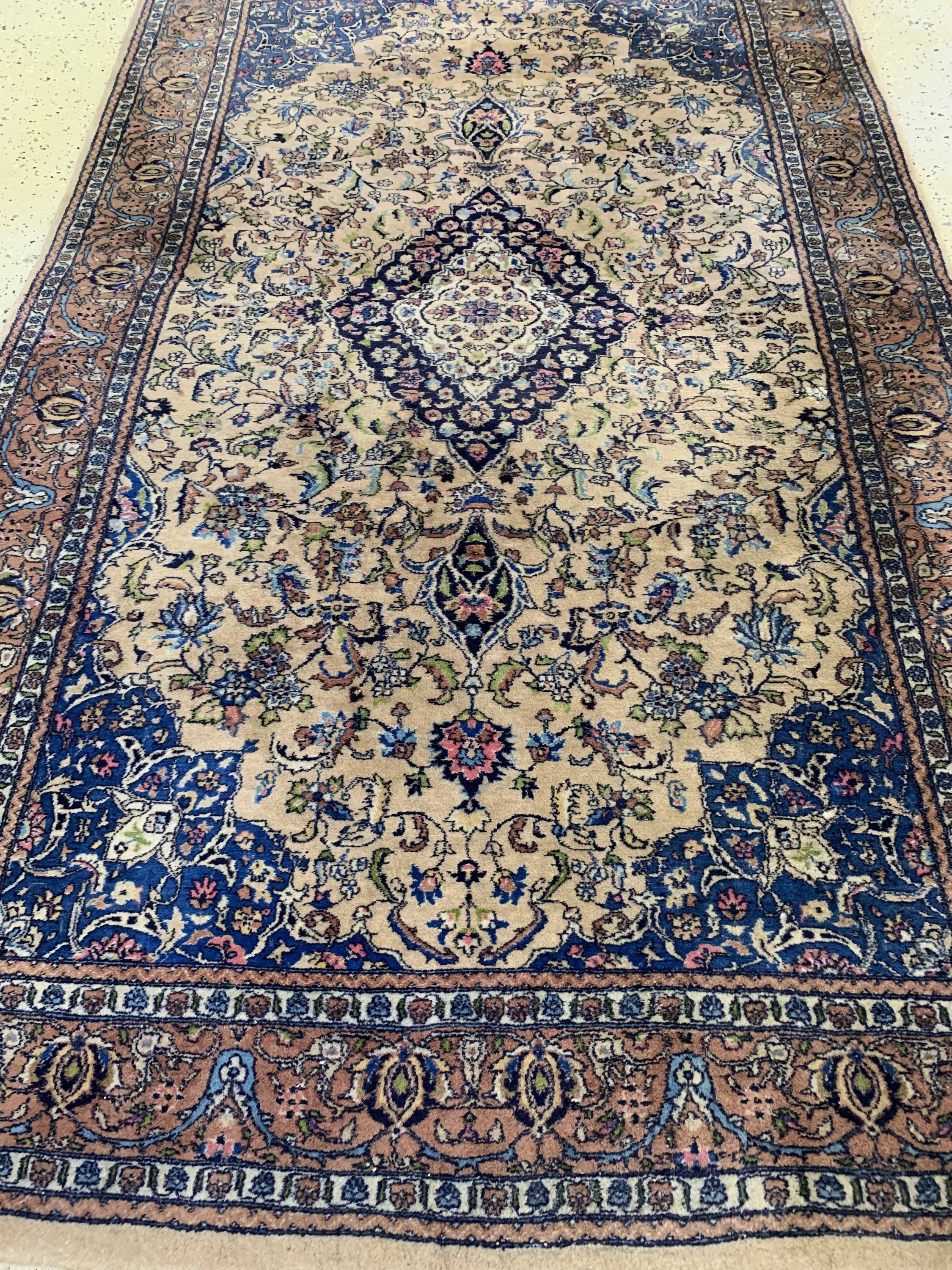 Detail d: Lahor, Pakistan, Mitte 20.Jhd, Wolle auf Baumwolle, ca. 230 x 135 cm, EHZ: 2