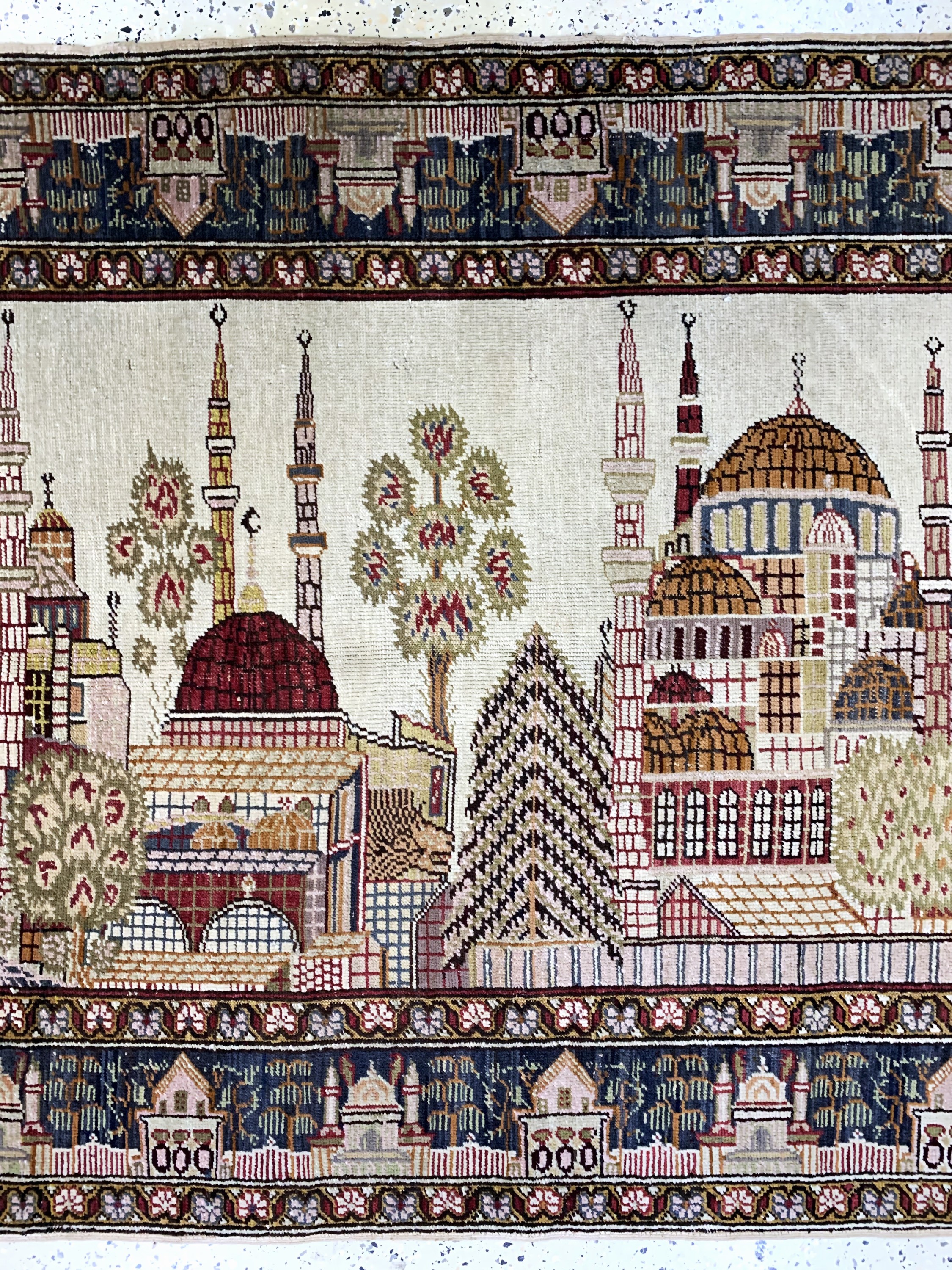 Detail b: Kayseri alt, Türkei, Anfang 20.Jhd, Wolle auf Baumwolle, ca. 195 x 135 cm, EHZ: 3