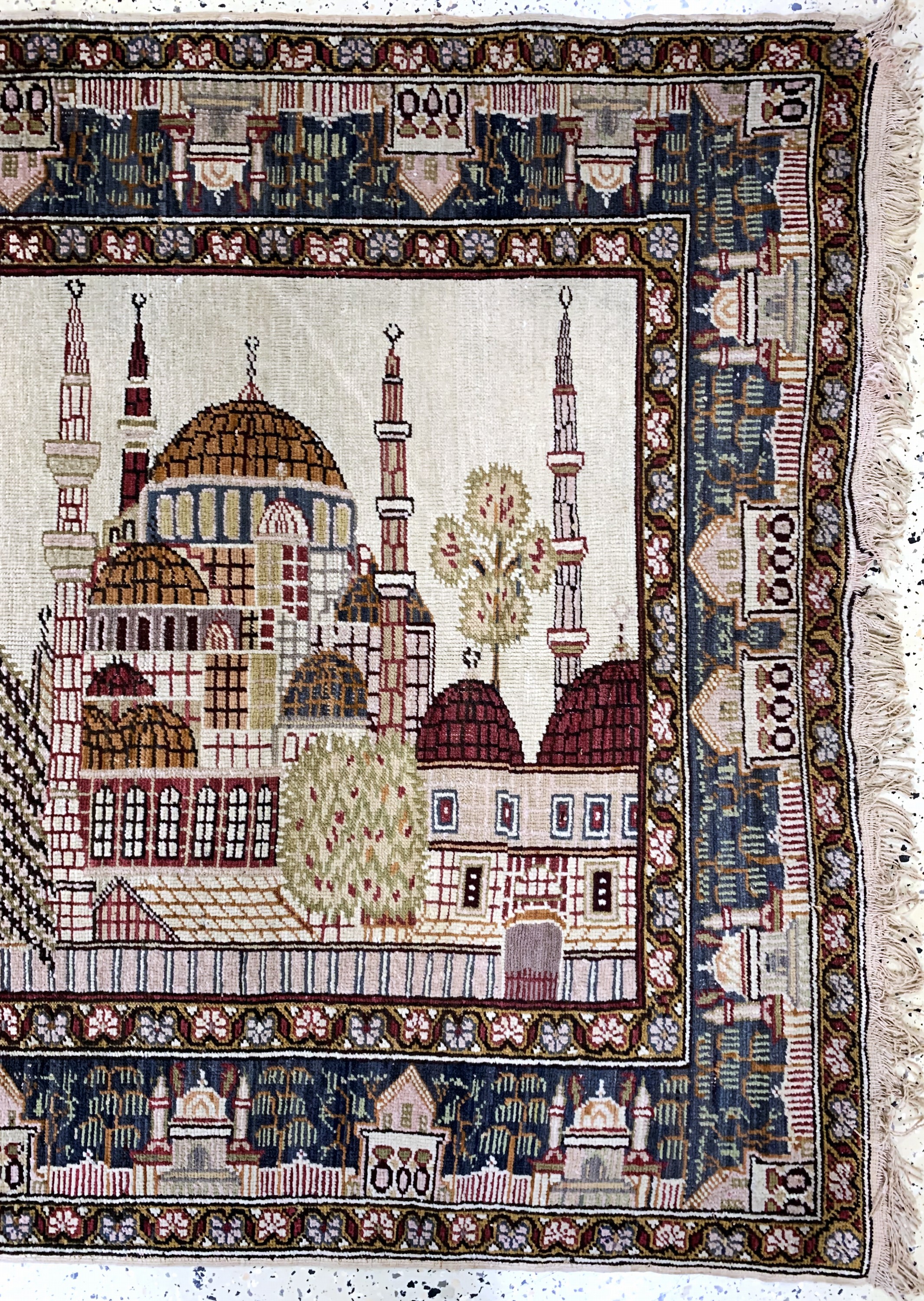Detail c: Kayseri alt, Türkei, Anfang 20.Jhd, Wolle auf Baumwolle, ca. 195 x 135 cm, EHZ: 3