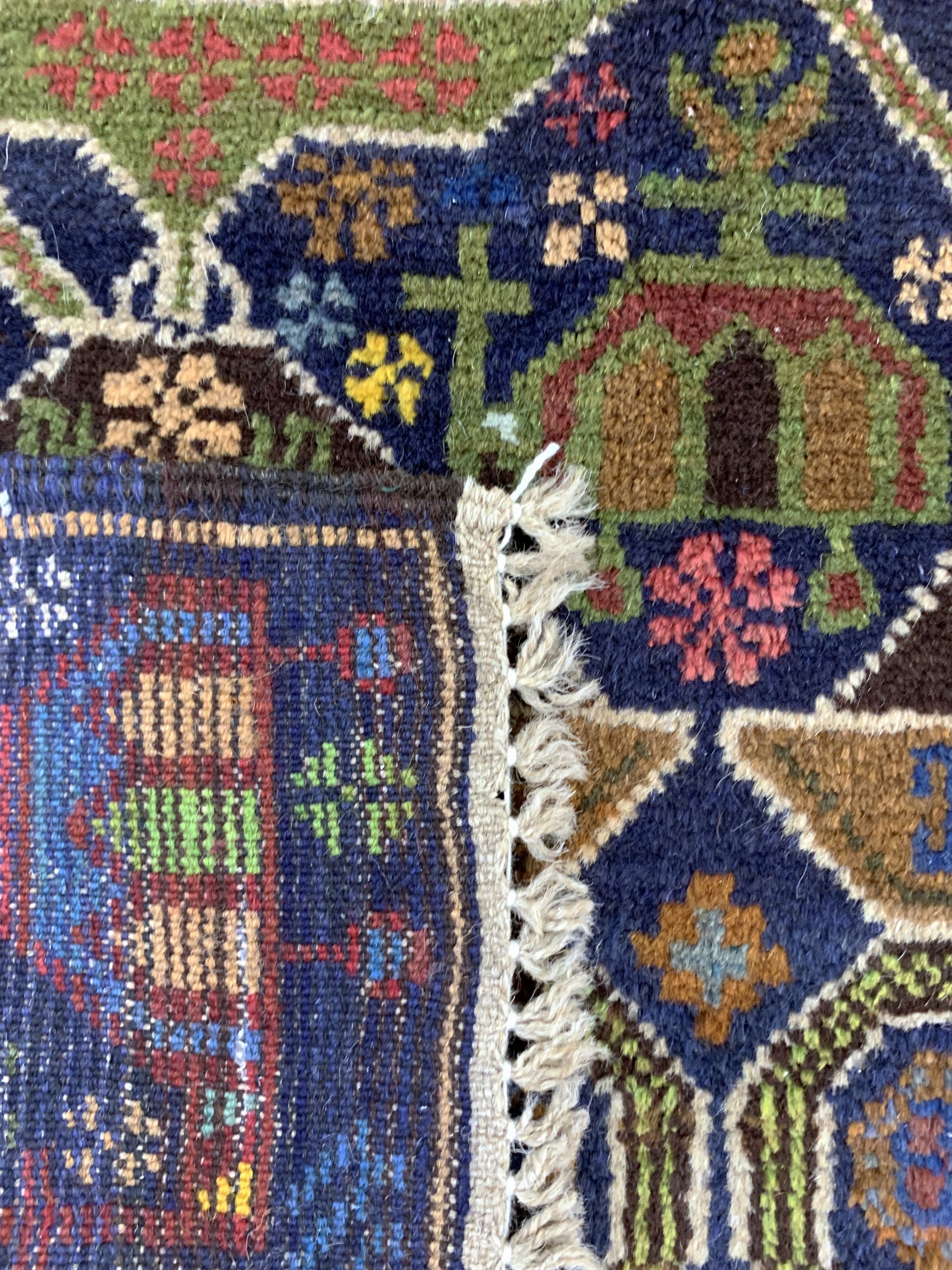 Detail d: Zakini alt, Afghanistan, Mitte 20.Jhd, Wolle auf Wolle, ca. 140 x 80 cm, EHZ: 2