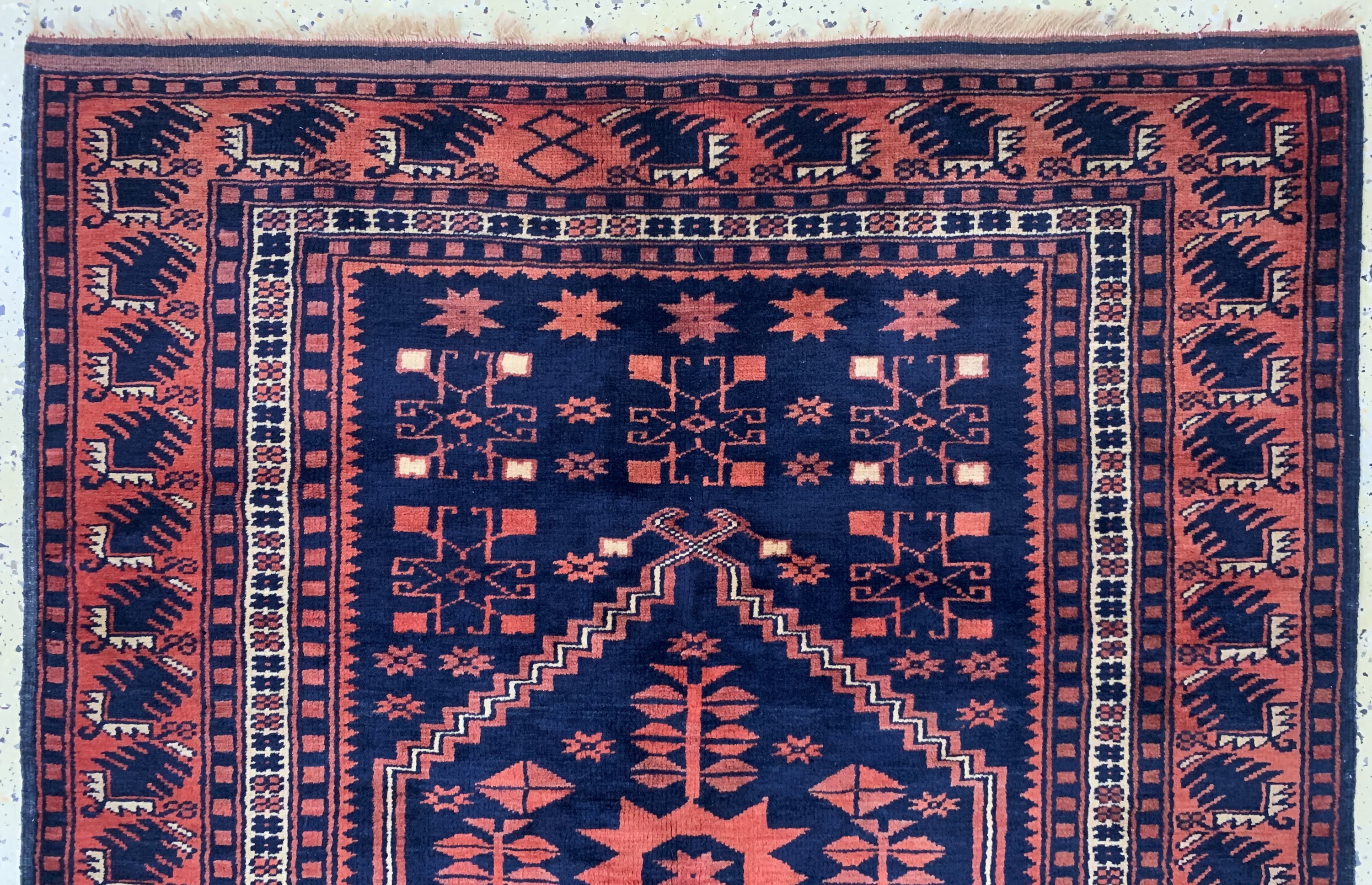 Detail a: Yagcibedir alt, Türkei, Mitte 20.Jhd, Wolle auf Wolle, ca. 180 x 114 cm, EHZ: 2