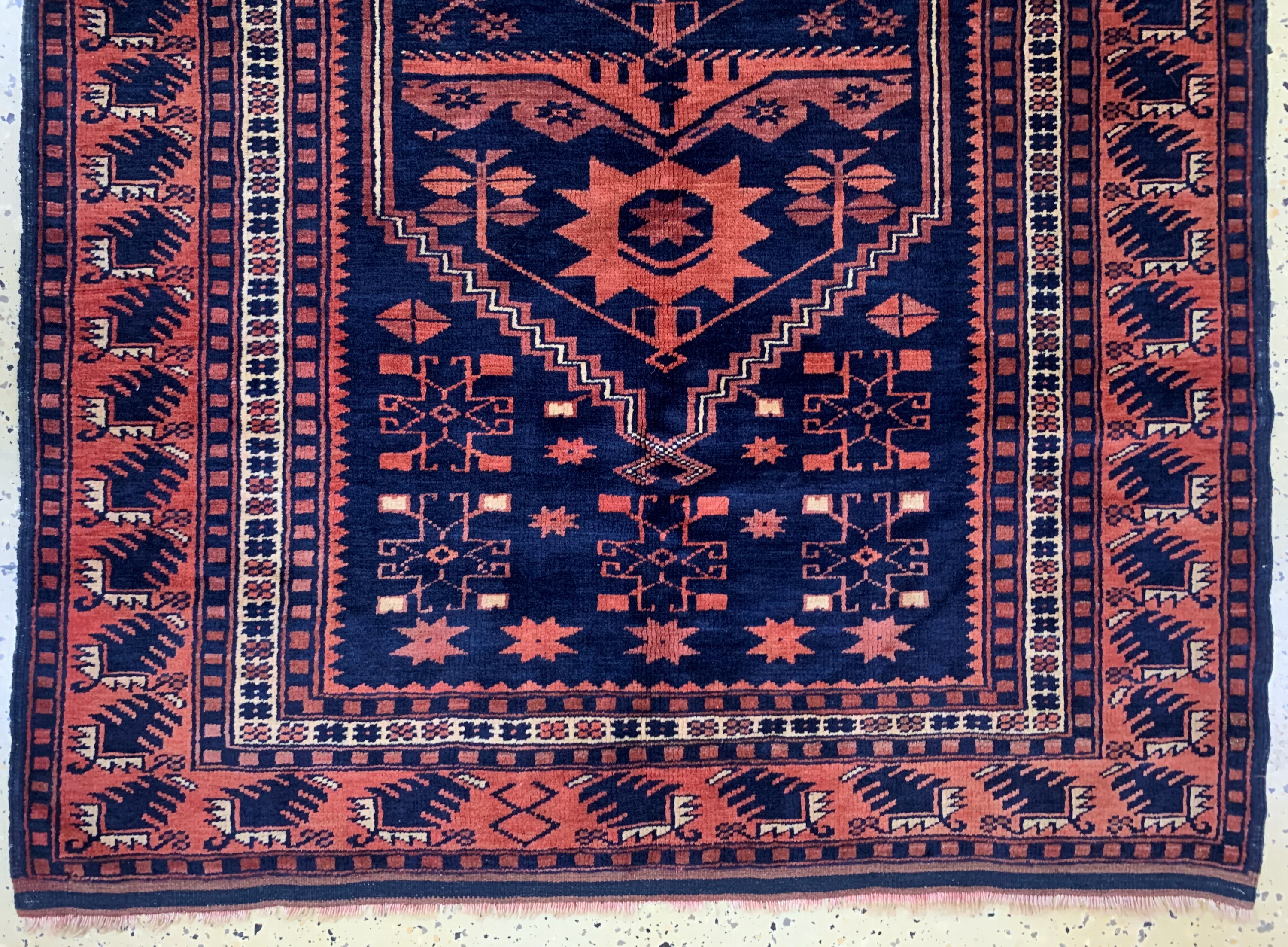 Detail c: Yagcibedir alt, Türkei, Mitte 20.Jhd, Wolle auf Wolle, ca. 180 x 114 cm, EHZ: 2
