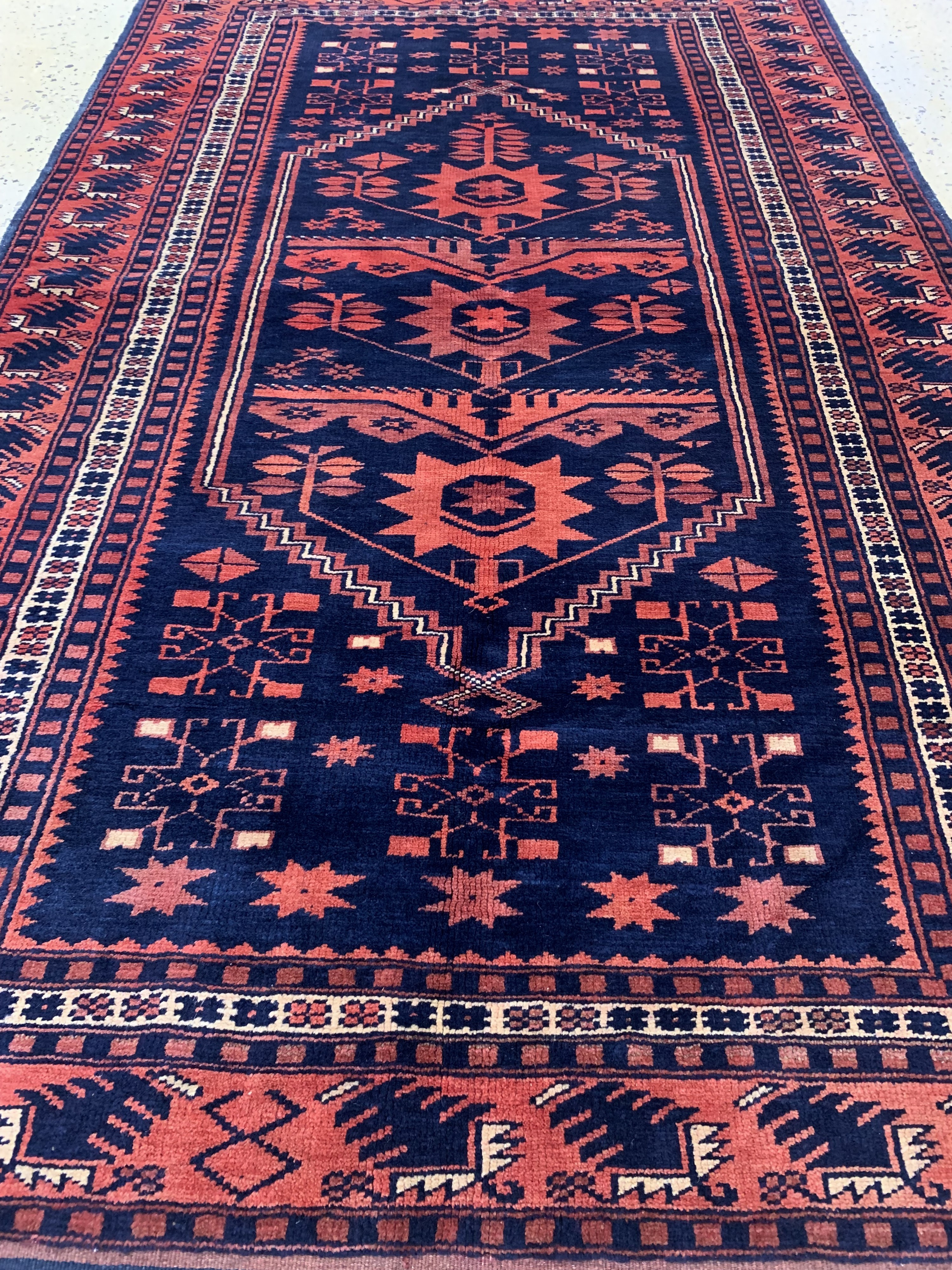 Detail d: Yagcibedir alt, Türkei, Mitte 20.Jhd, Wolle auf Wolle, ca. 180 x 114 cm, EHZ: 2