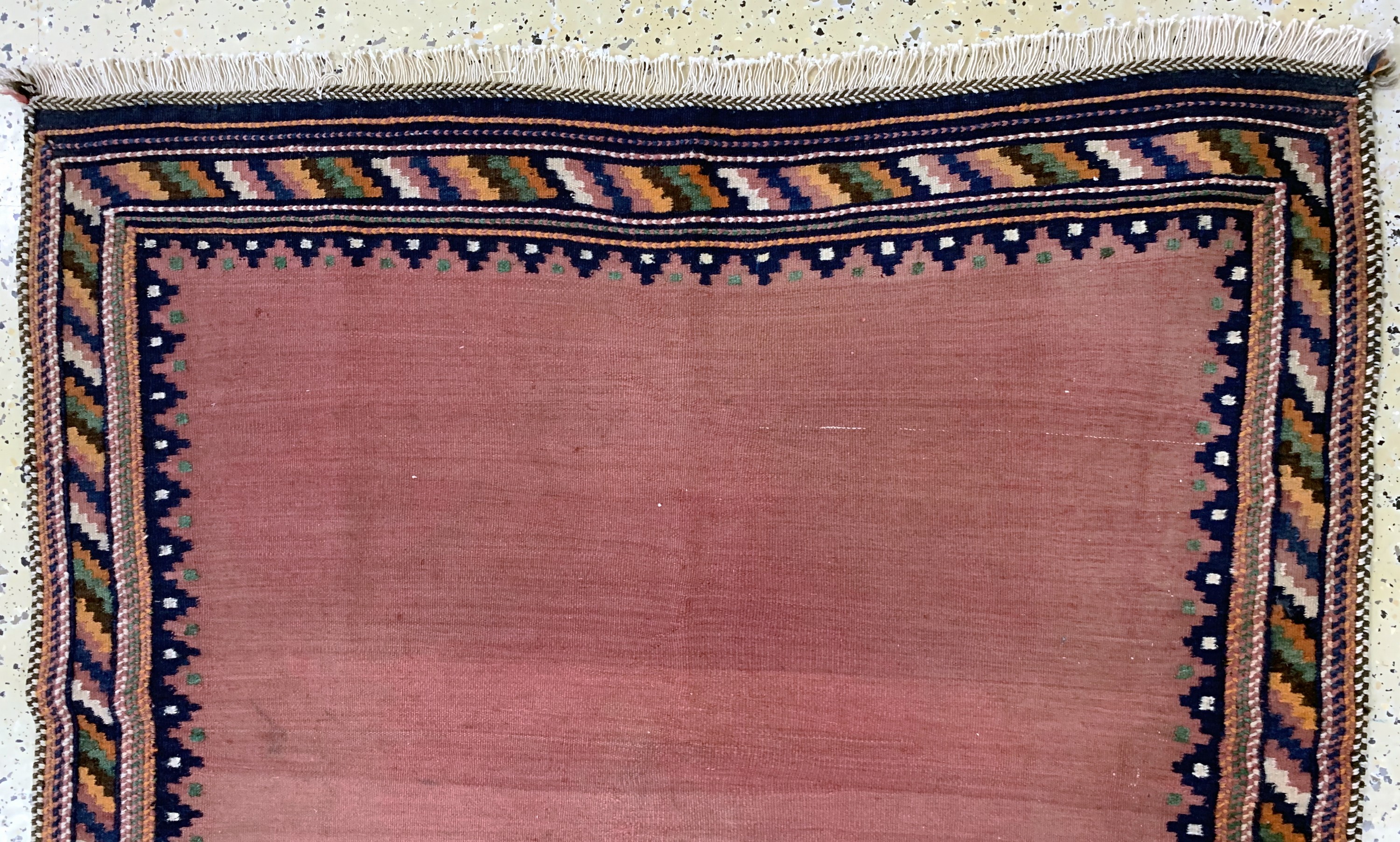 Detail a: Afschar"Sofreh"antik, Persien, um 1900, Wolle auf Wolle, ca. 114 x 112 cm, EHZ: 2