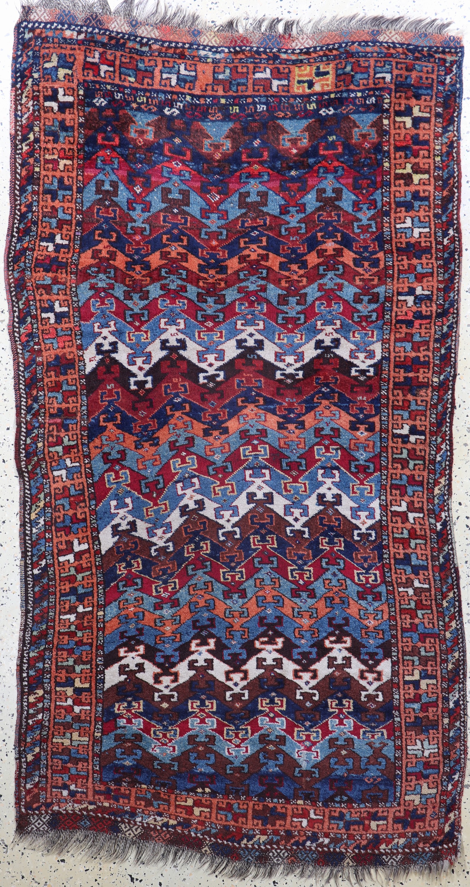 "Sarkisla"Yürük antik, Türkei, 19.Jhd, Wolle auf Wolle, ca. 204 x 110 cm, EHZ: 3