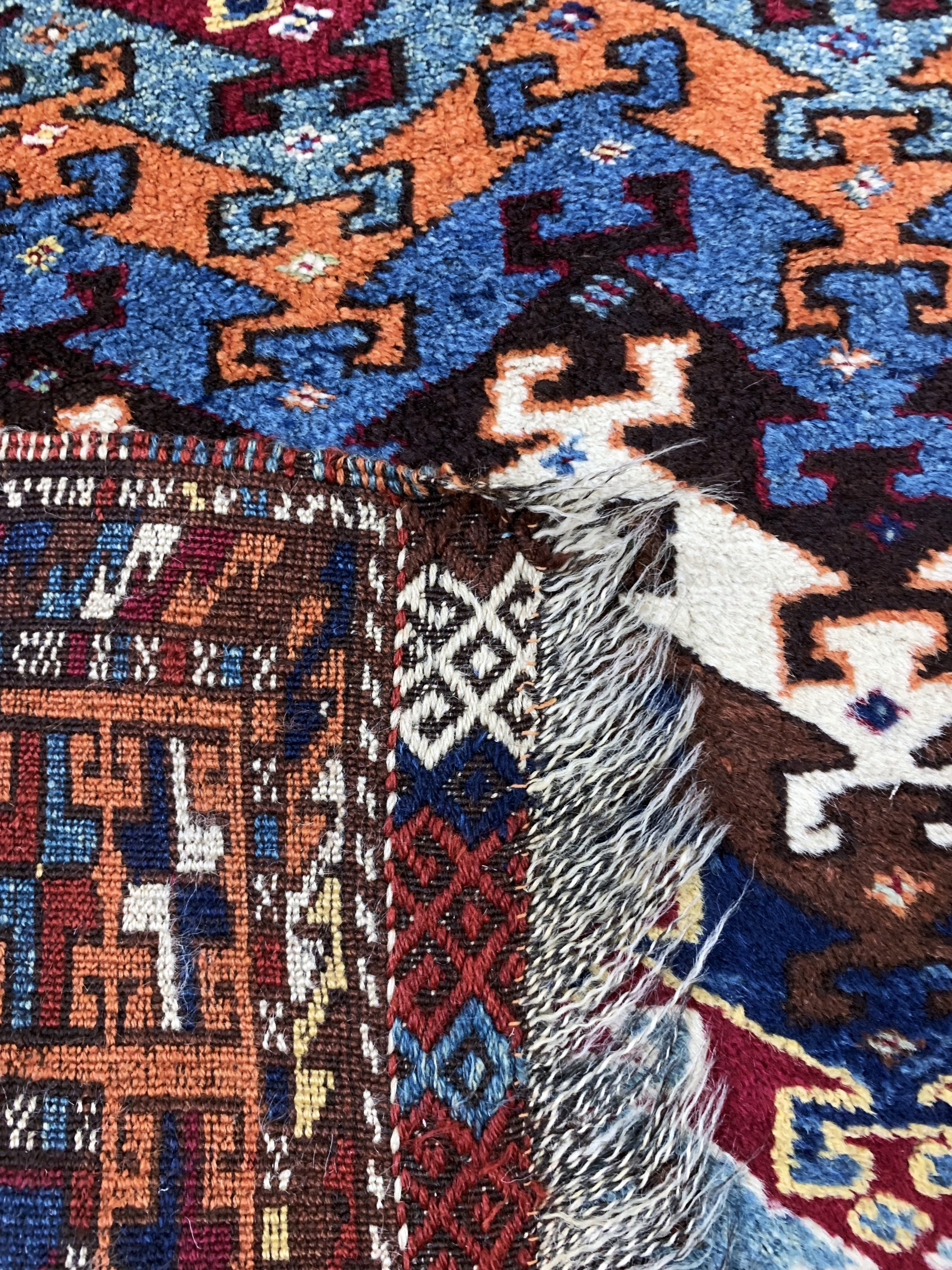 Detail f: "Sarkisla"Yürük antik, Türkei, 19.Jhd, Wolle auf Wolle, ca. 204 x 110 cm, EHZ: 3
