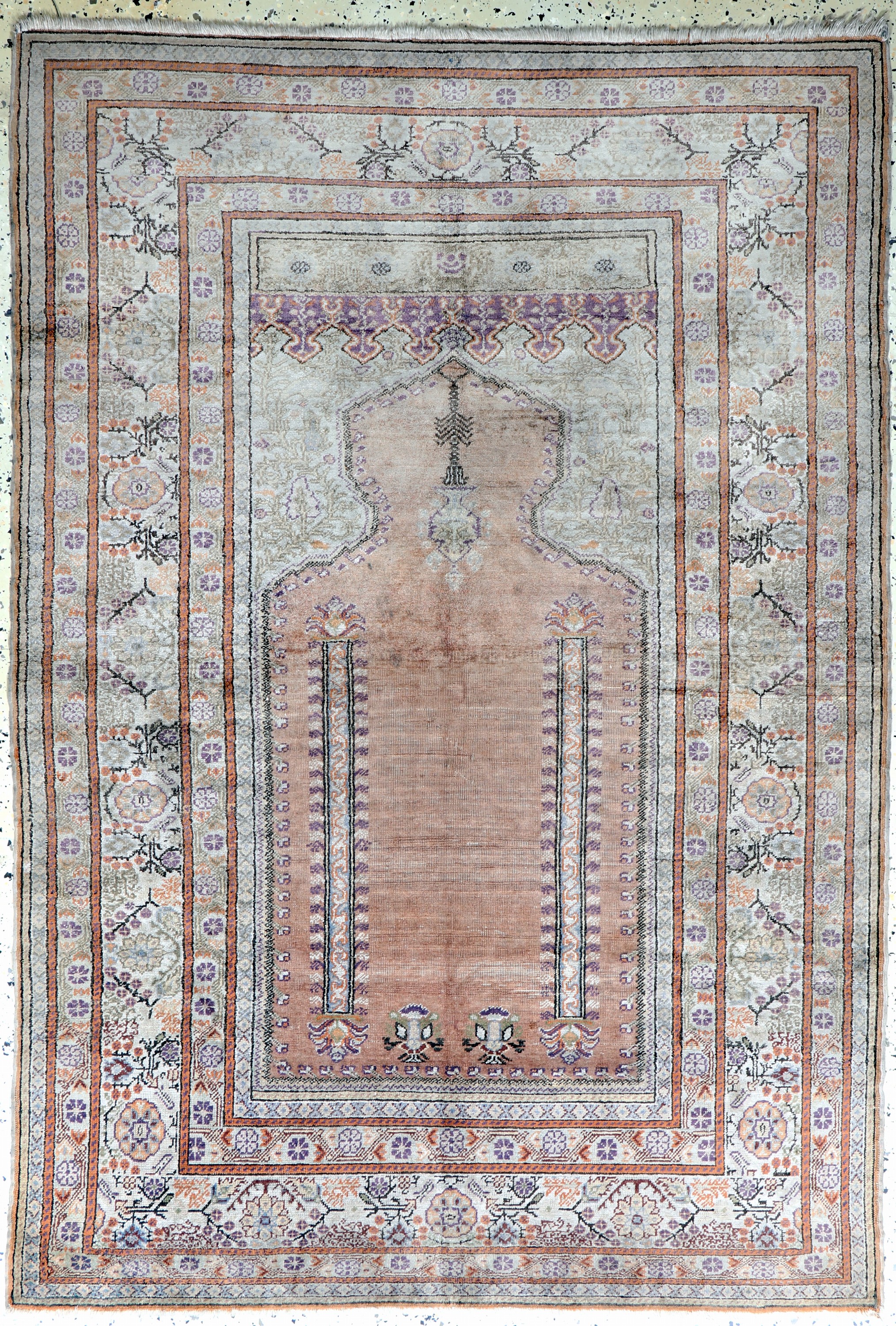 Kayseri alt, Türkei, Anfang 20.Jhd, merzerisierte Baumwolle, ca. 172 x 118 cm, EHZ: 3