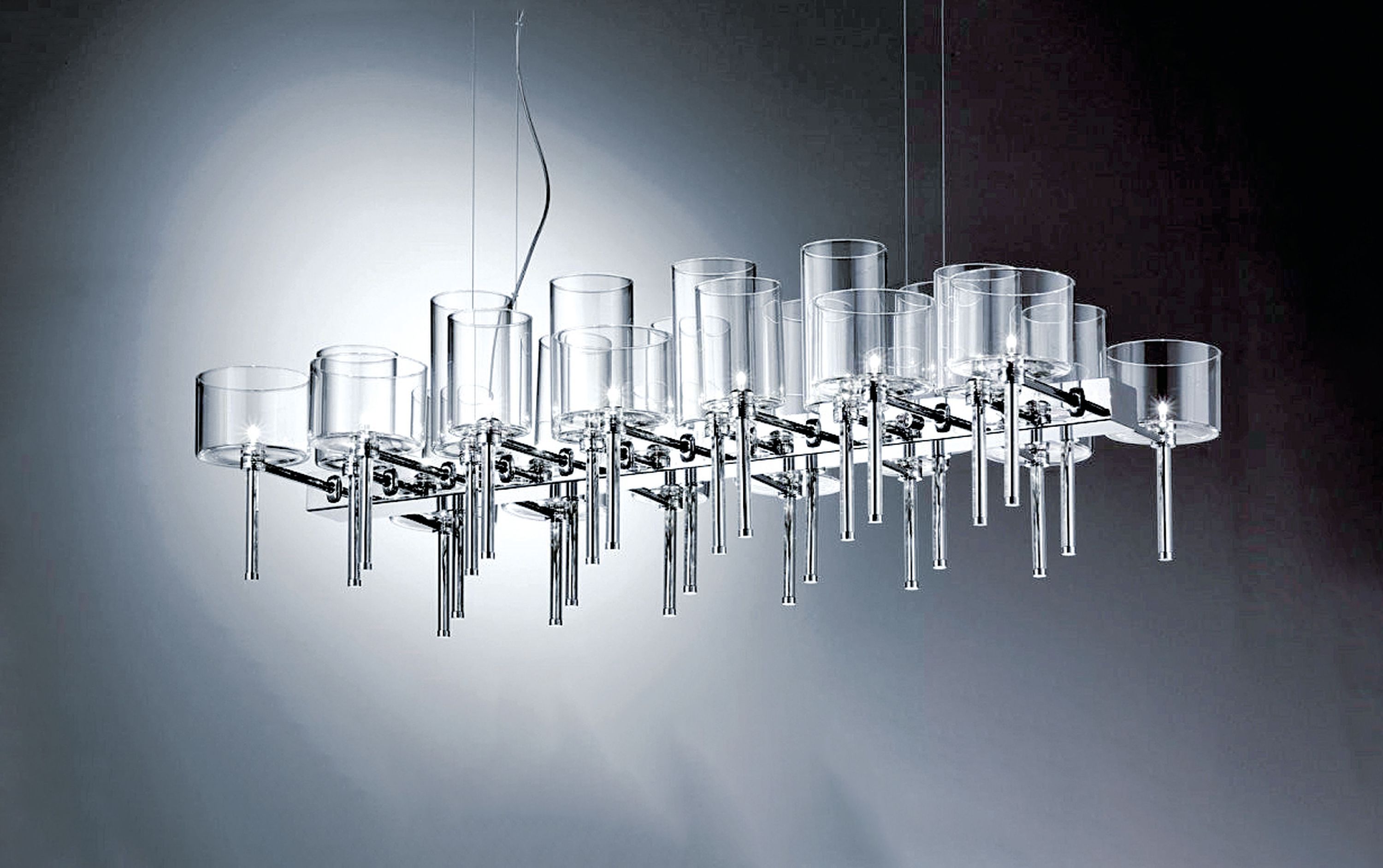 Image 26990180 - Großer Deckenleuchter, Axo Light Italien, Modell Spillray SP 26, Design Manuel Vivian, ...