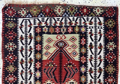 26990114a - Anatol´Gebetsteppich´antik, Türkei, um 1900, Wolle auf Wolle, ca. 172 x 105 cm, EHZ: ...