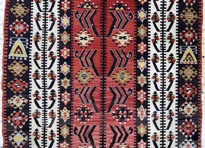 26990114b - Anatol´Gebetsteppich´antik, Türkei, um 1900, Wolle auf Wolle, ca. 172 x 105 cm, EHZ: ...