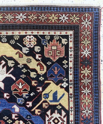 26990117e - Antiker Schirwan, Kaukasus, 19.Jhd, Wolle auf Wolle, ca. 165 x 126 cm, EHZ: 2, ...