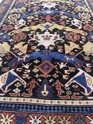 26990117f - Antiker Schirwan, Kaukasus, 19.Jhd, Wolle auf Wolle, ca. 165 x 126 cm, EHZ: 2, ...