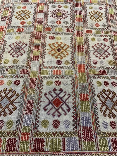 26990139c - Verneh alt, Türkei, Anfang 20.Jhd, Wolle auf Wolle, ca. 160 x 119 cm, EHZ: 2 ...