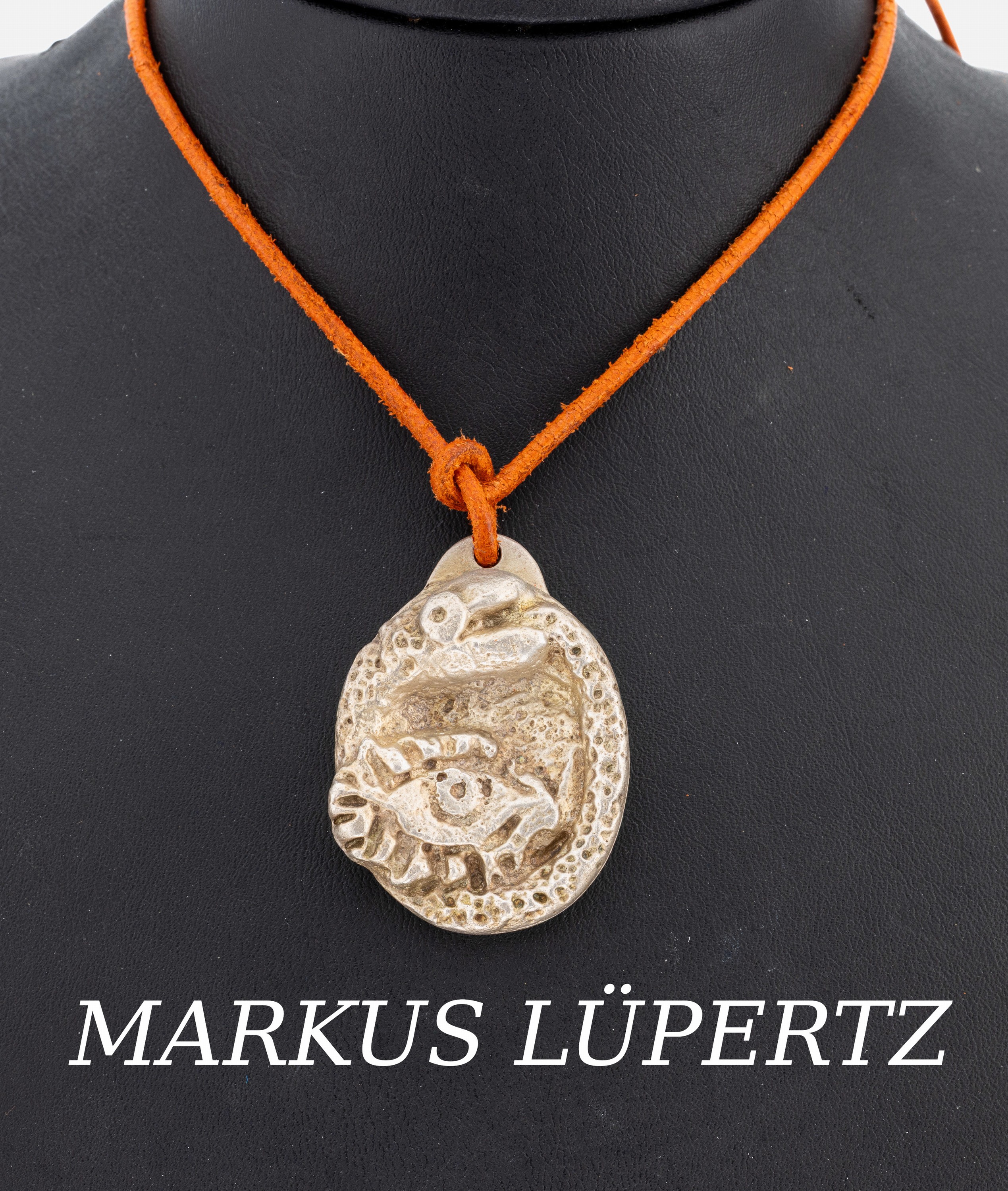 MARKUS LÜPERTZ Anhänger, 925er Silber, Entwurf des bekannten deutschen Maler, Grafiker und Bildhauers, Anlässlich des 150. Jubiläum der ...