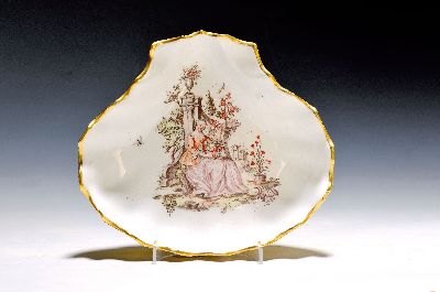 Image Muschelschale, Meissen um 1750, Bemalung Werkstatt Franz Ferdinand Mayer-Preßnitz, ...