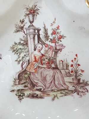 26990435b - Muschelschale, Meissen um 1750, Bemalung Werkstatt Franz Ferdinand Mayer-Preßnitz, ...