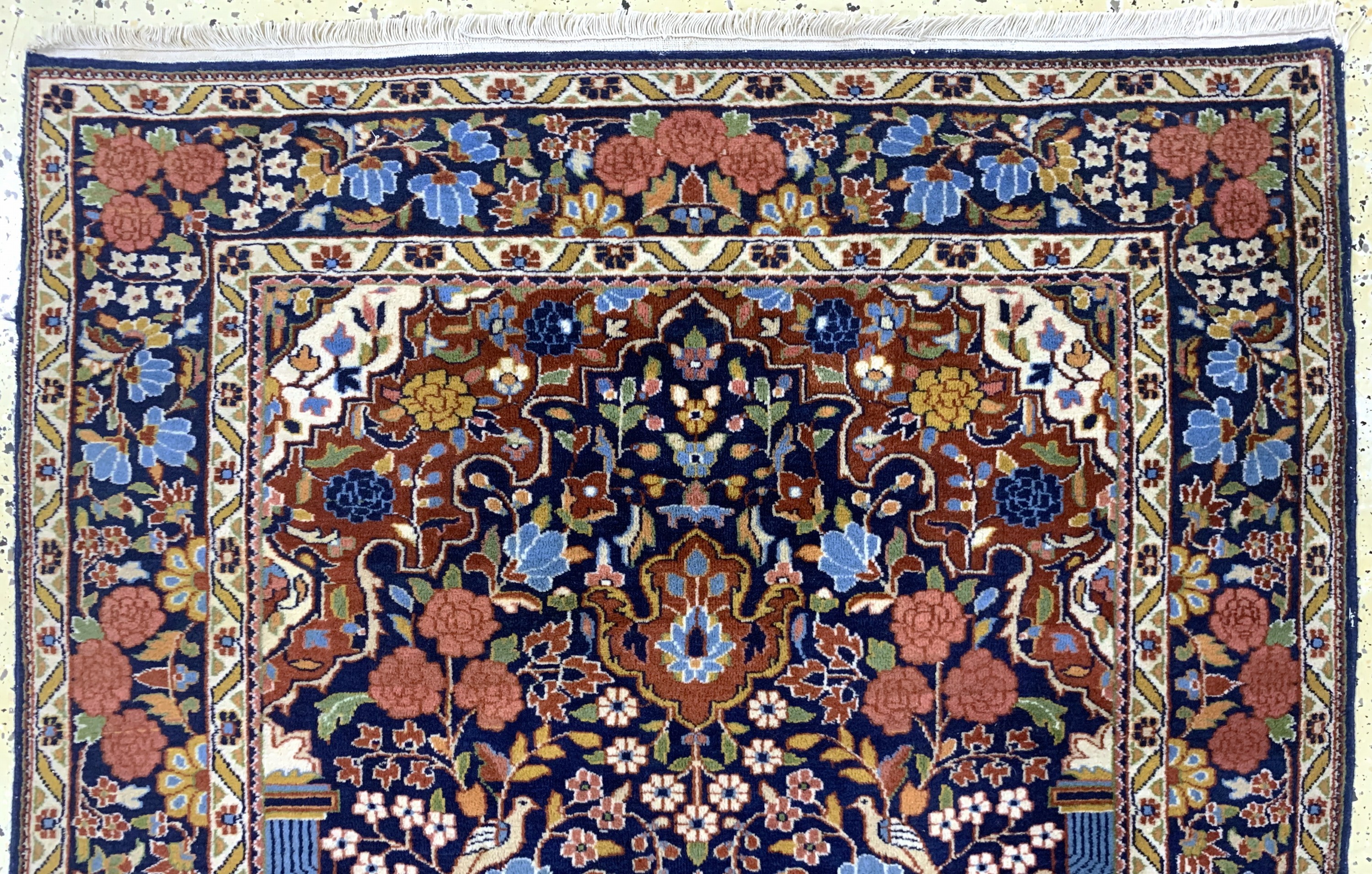 Detail a: Keschan, Rumänien, Mitte 20.Jhd, Wolle auf Baumwolle, ca. 190 x 120 cm, EHZ: 2