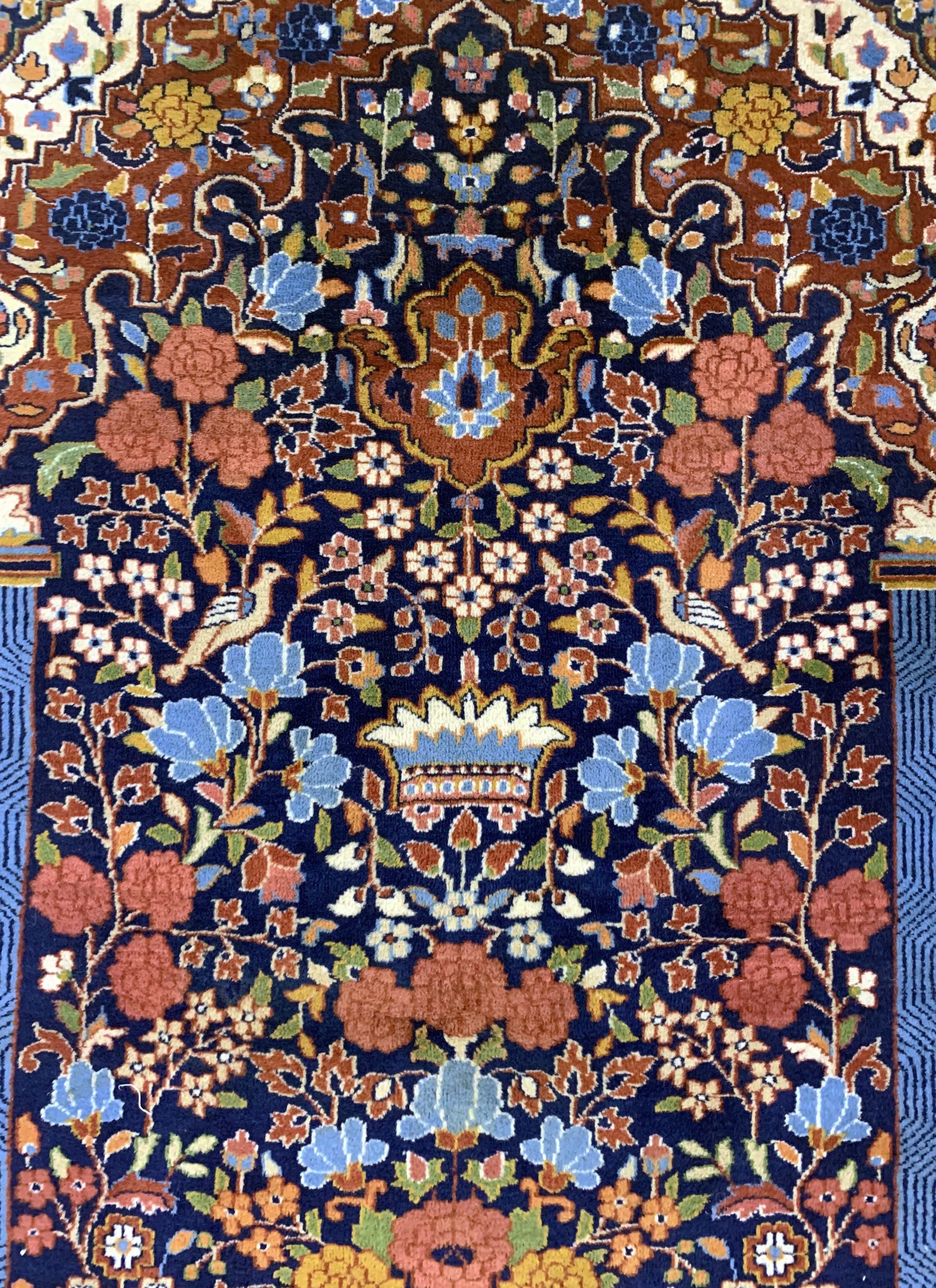 Detail c: Keschan, Rumänien, Mitte 20.Jhd, Wolle auf Baumwolle, ca. 190 x 120 cm, EHZ: 2