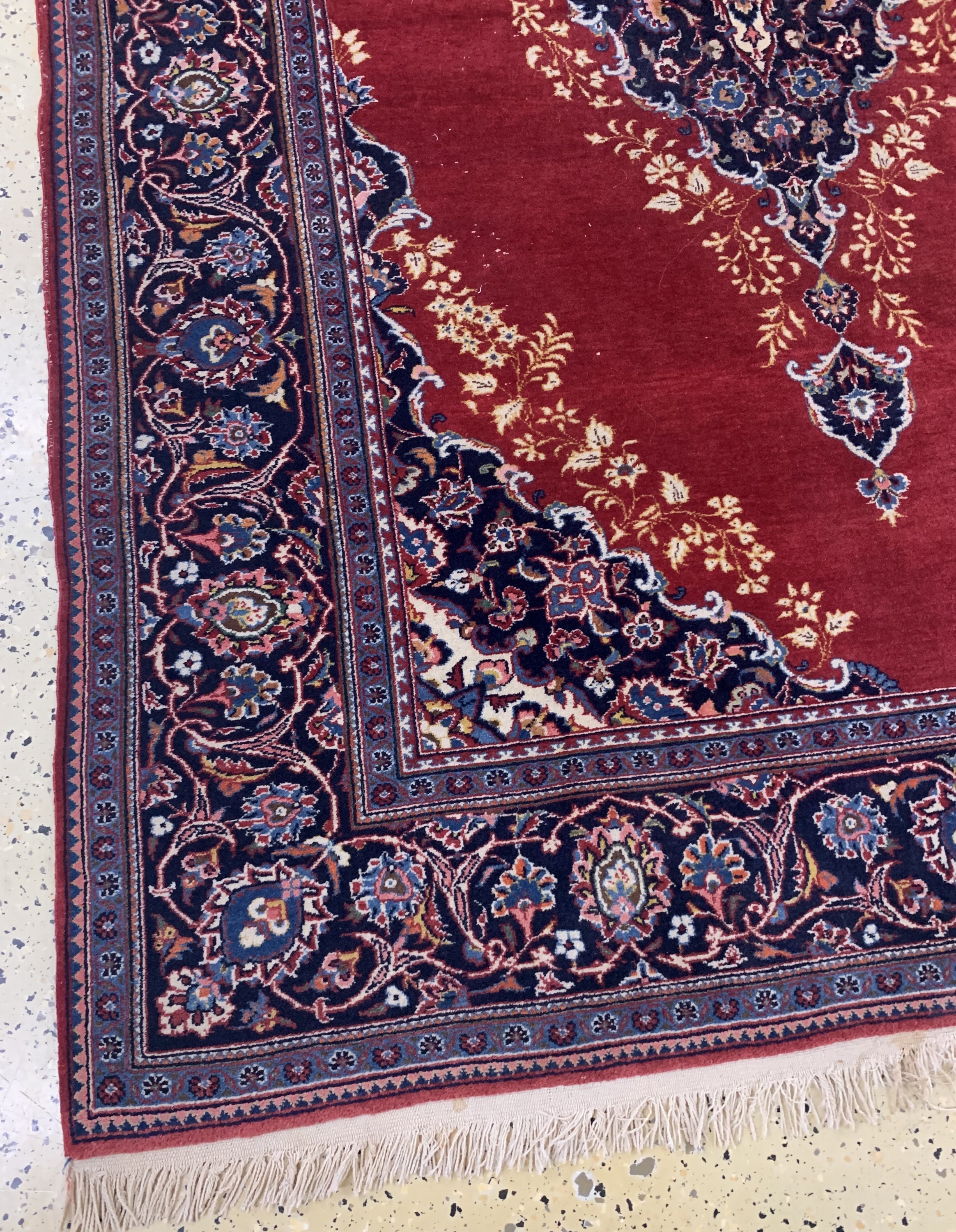 Detail c: Keschan alt, Persien, Mitte 20.Jhd, Wolle auf Baumwolle, ca. 209 x 138 cm, EHZ: 2