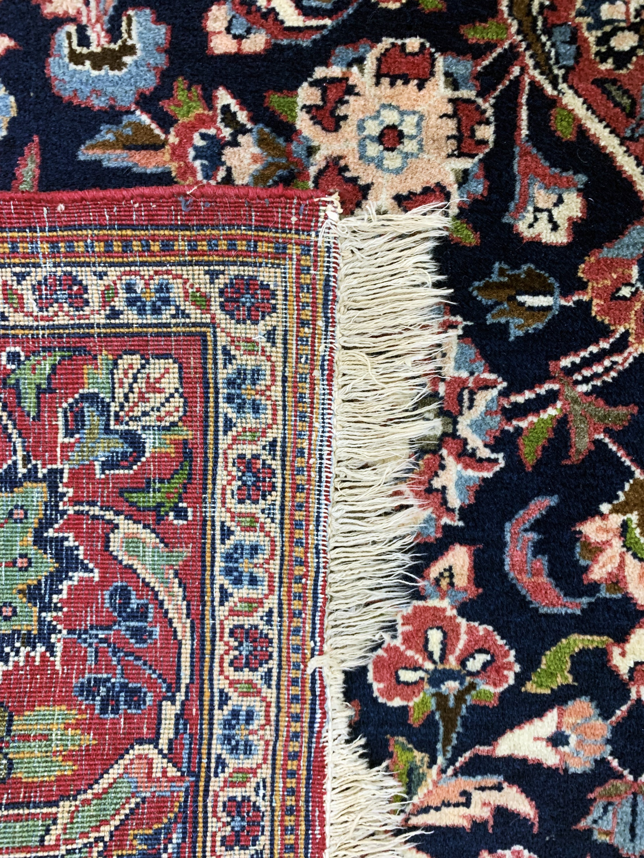 Detail f: Keschan alt, Persien, Mitte 20.Jhd, Wolle auf Baumwolle, ca. 209 x 138 cm, EHZ: 2