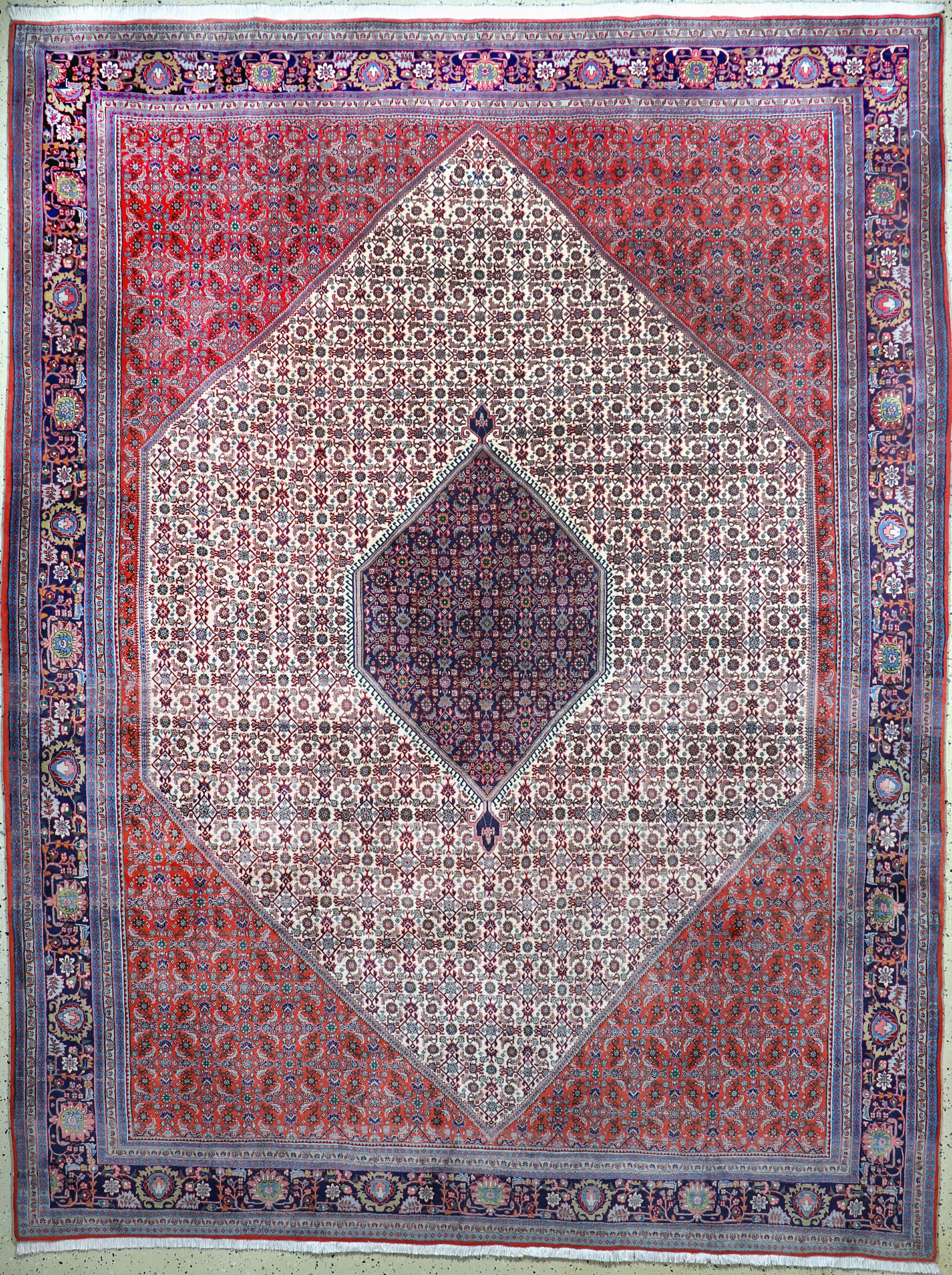 Image 26990564 - Bidjar fein alt, Persien, 50 Jahre, Korkwolle auf Baumwolle, ca. 335 x 255 cm, ...