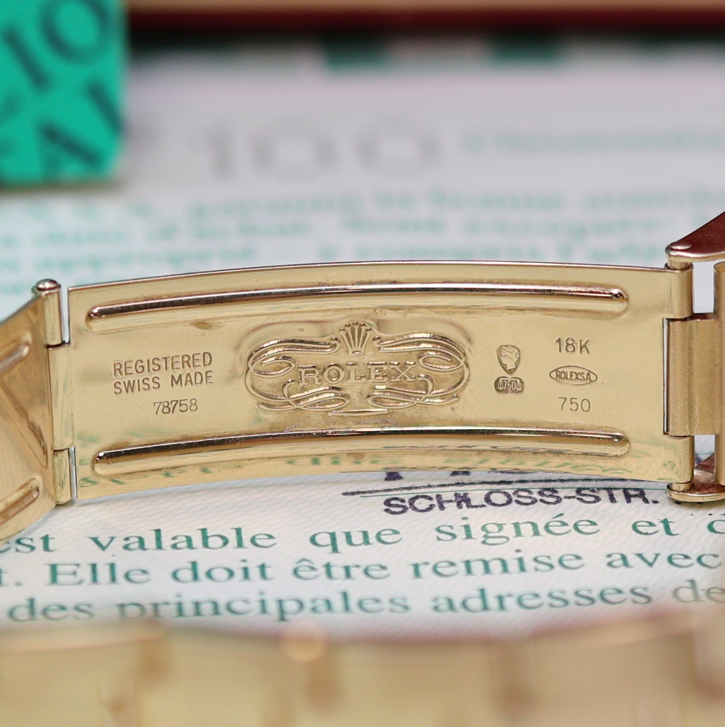 Detail d: ROLEX Mediumarmbanduhr Oyster Perpetual Date Yacht-Master Referenz 68628, Automatik, W-Serie, Chronometer der Superlative in GG 750/000 inkl. ...