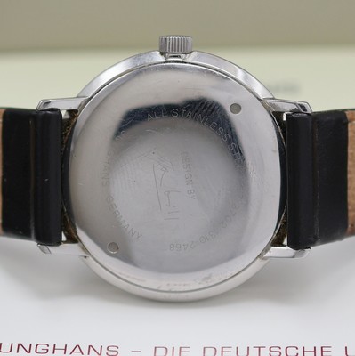 26990841d - JUNGHANS Armbanduhr Max Bill Referenz 27.3702, Deutschland um 2005, Handaufzug, ...