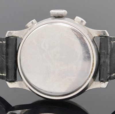 26990844d - HEUER / BEYER ZÜRICH Schaltradchronograph in Stahl, Schweiz um 1940, Handaufzug, ...