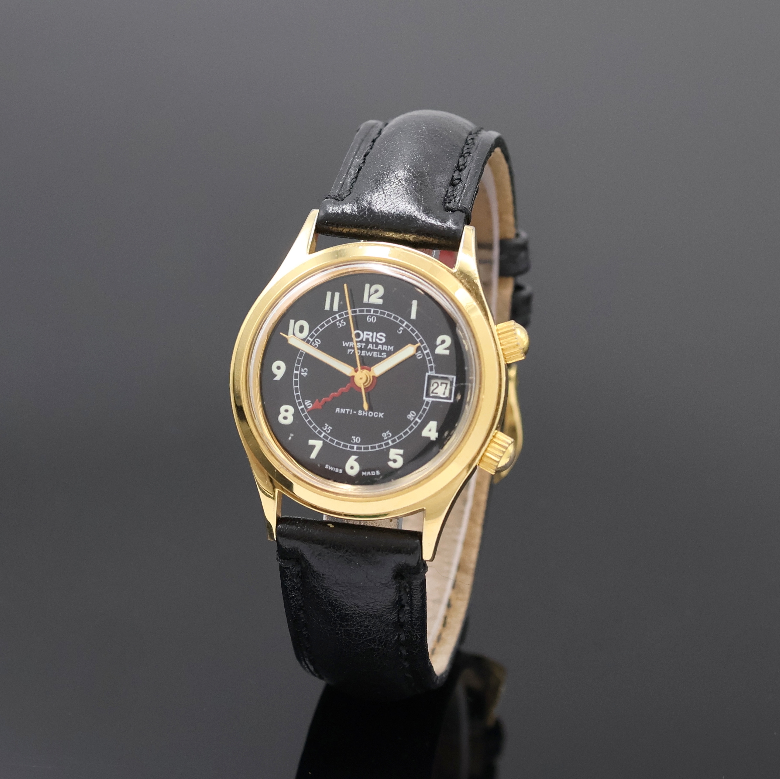 Image 26991128 - ORIS Armbandwecker Modell Wrist Alarm Referenz 420-7387, Schweiz um 1988, Handaufzug, ...