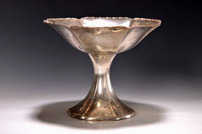 Image Fußschale, Koch & Bergfeld, um 1900, 800er Silber, sechspassige Schale, ...