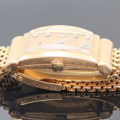 26991166c - HAMILTON ausgefallene Schmuckbanduhr in RG 585/000, USA um 1938, Handaufzug, ausgef., ...