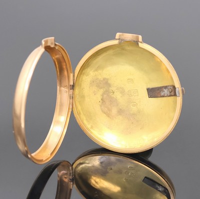 26991255c - WILLIAM MOLYNEUX DUBLIN Nr. 358 schwere Taschenuhr in RG 750/000, London Hallmark 1812, ...