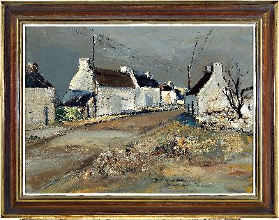26991486k - Georges Laporte, 1926-2000, Village de Kerscope, Öl/Lwd, rechts unten sign., ca. ...