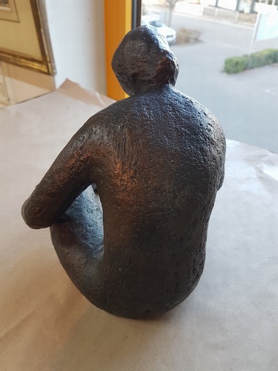 26991494b - H. Glücklich, zeitgen. Künstler, Sitzender weiblicher Akt, Bronzeguß, sign. und num. ...