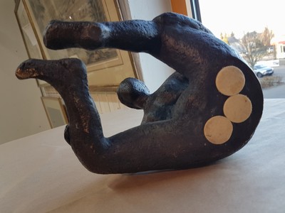 26991494m - H. Glücklich, zeitgen. Künstler, Sitzender weiblicher Akt, Bronzeguß, sign. und num. ...