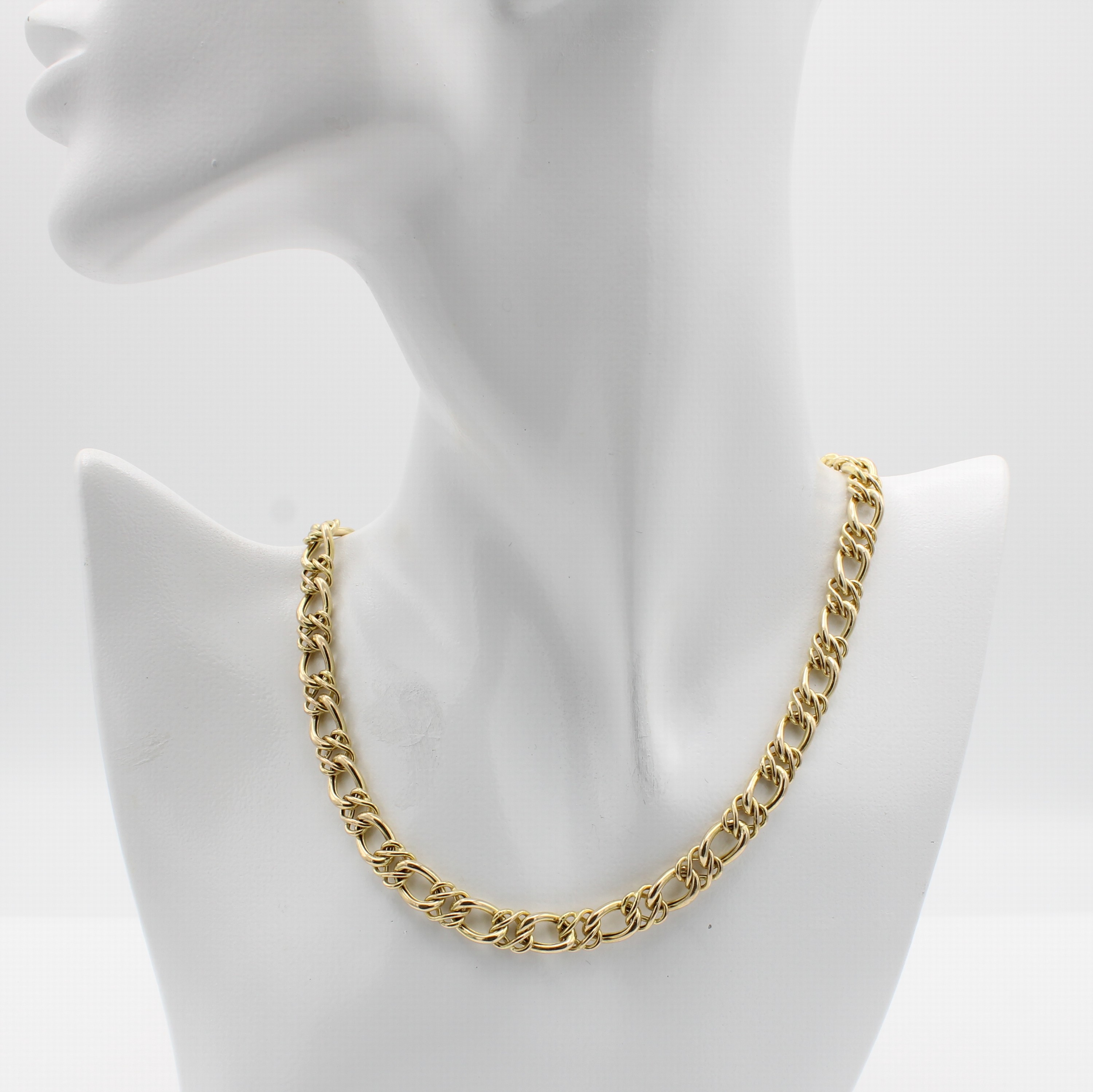 Image 26992066 - Collier, GG 585/000, Karabinerschl., L. ca. 45 cm, Gew. ca. 21.9 g