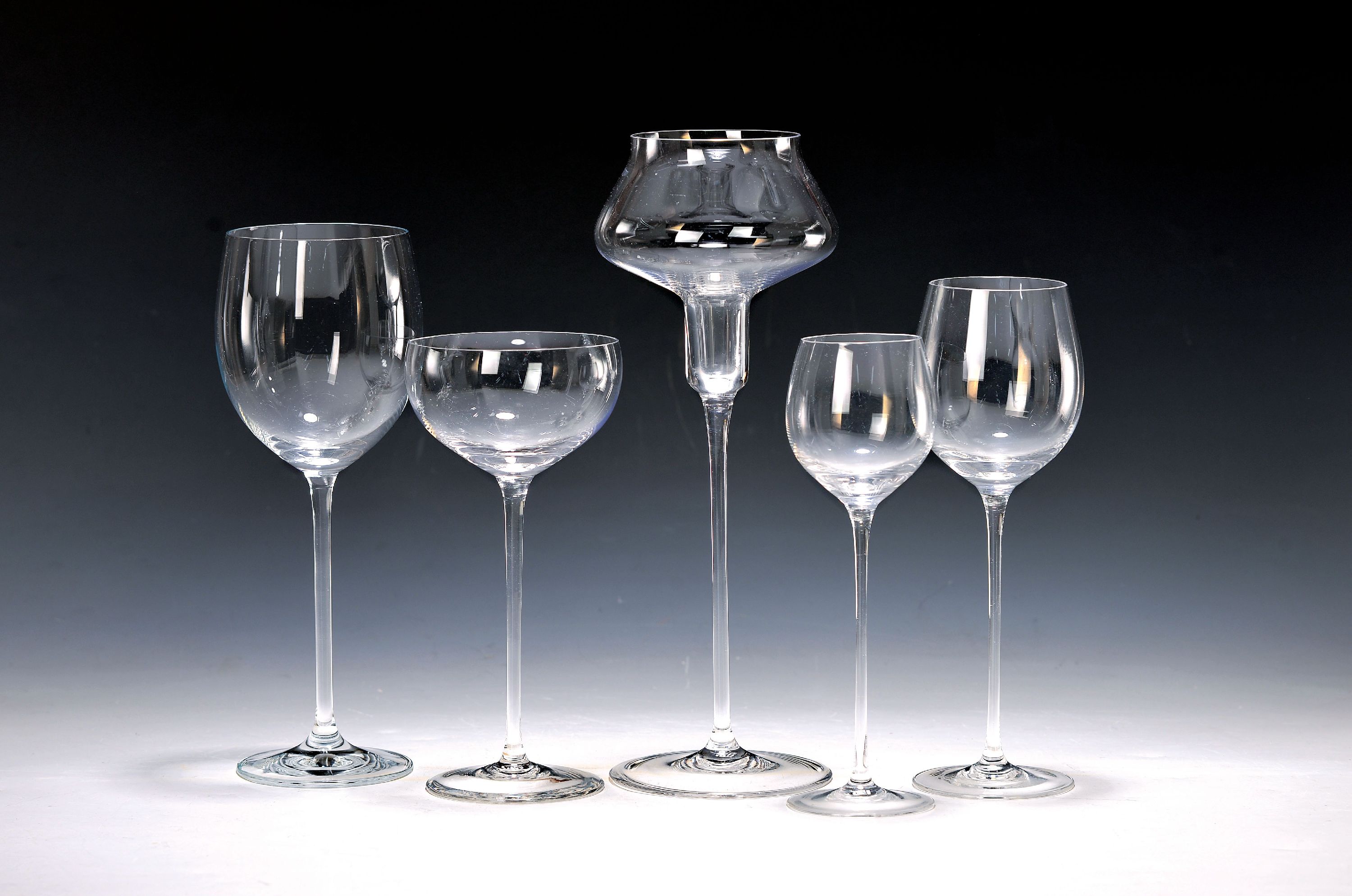 Image 26992100 - Trinkglasservice, 33 Teile, Riedel, 6 Champagnerschalen, 6 Weißweingläser, 5 ...