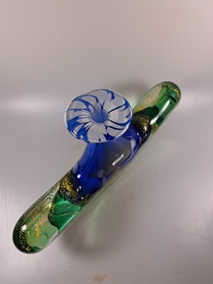 26992307e - Große Künstlervase, wohl Murano, unleserlich signiert, ungewöhnliche Ankerform, ...
