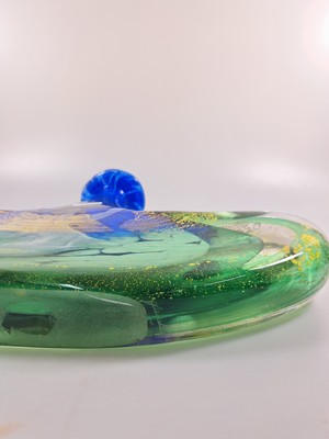 26992307k - Große Künstlervase, wohl Murano, unleserlich signiert, ungewöhnliche Ankerform, ...