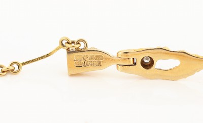 26992541c - 18 kt Gold LAPPONIA Diamant-Armband, GG/WG 750/000, Finnland 1982, typ. abstraktes ...