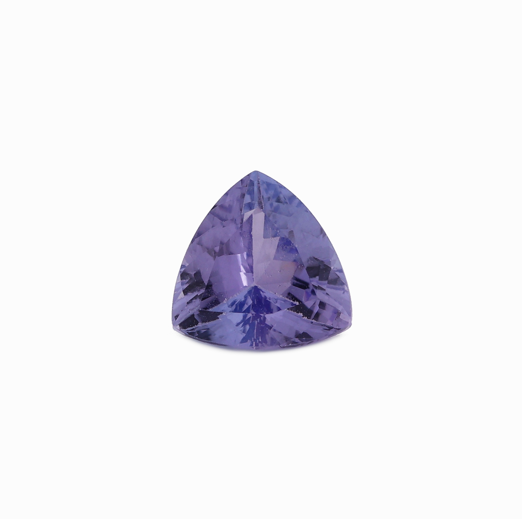 Lot loser Tansanit ca. 1.65 ct, facett. Triangel