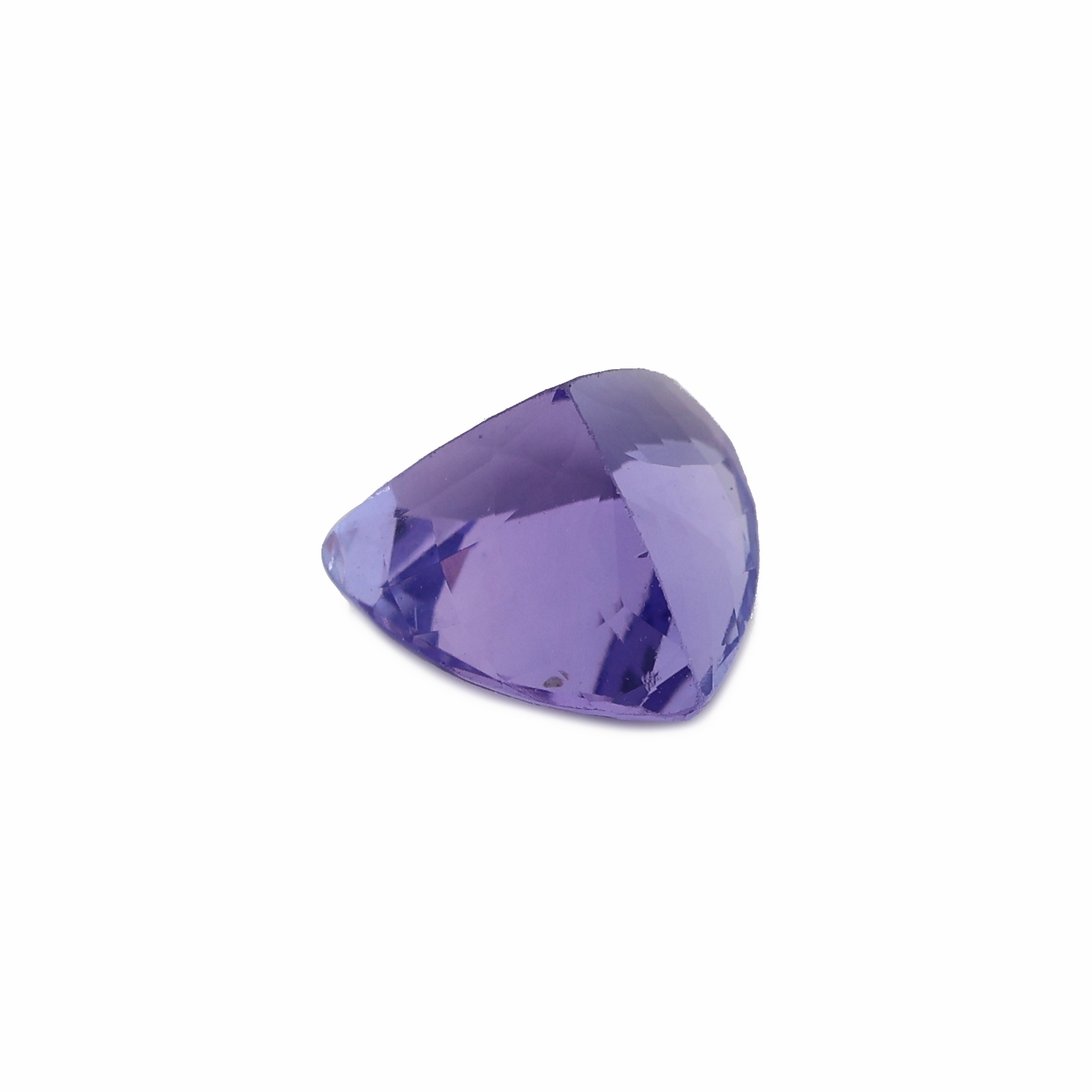Detail b: Loser Tansanit ca. 1.99 ct, facett. Triangel
