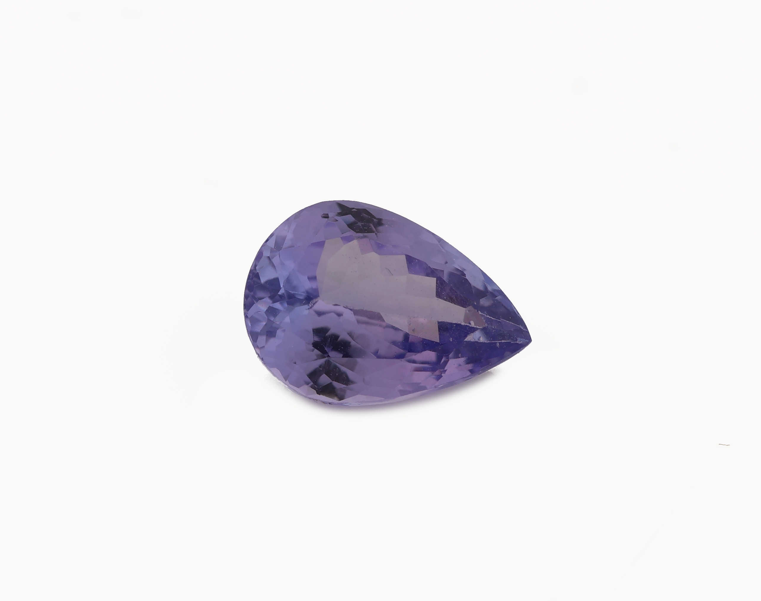 Loser Tansanit ca. 1.98 ct, facett. Tropfen