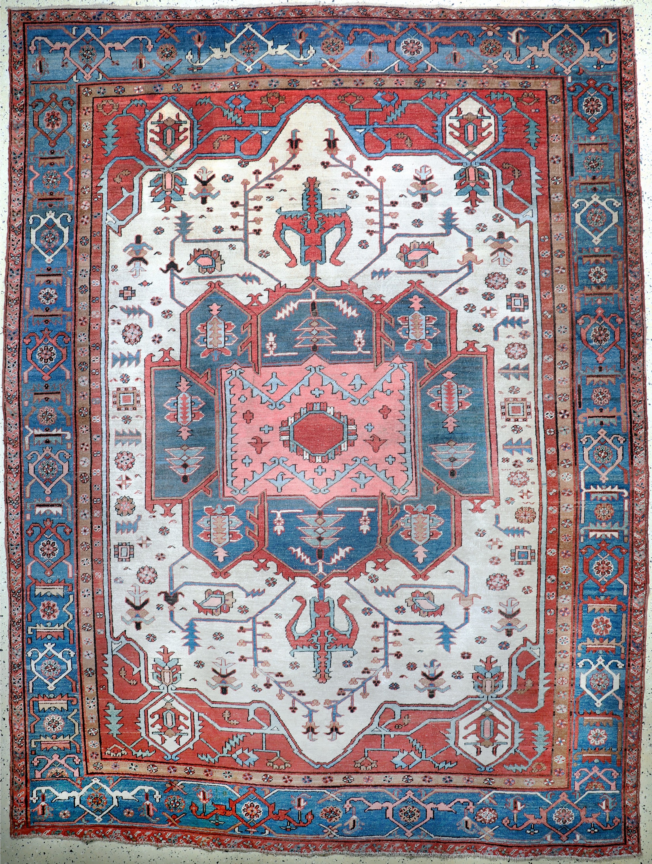 Image 26992991 - Heriz´Serapi´antik, Persien, 19.Jhd, Wolle auf Baumwolle, ca. 351 x 262 cm, EHZ: 3