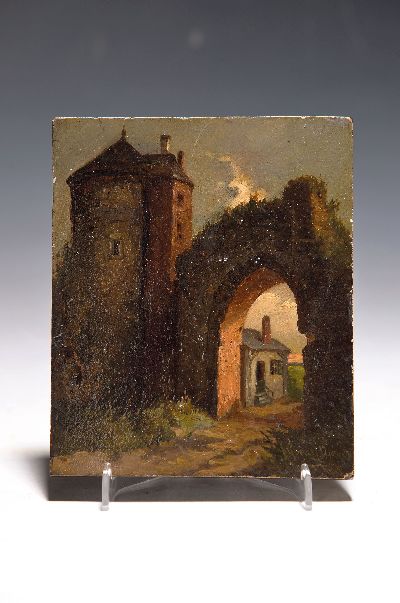 Image J. Godart-Meyer o.ä., Künstler der Mitte des 19.Jh., spätromantische Ansicht der ...