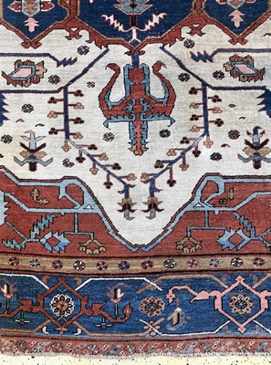 26992991c - Heriz´Serapi´antik, Persien, 19.Jhd, Wolle auf Baumwolle, ca. 351 x 262 cm, EHZ: 3