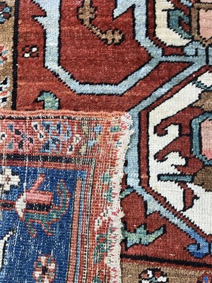 26992991l - Heriz´Serapi´antik, Persien, 19.Jhd, Wolle auf Baumwolle, ca. 351 x 262 cm, EHZ: 3