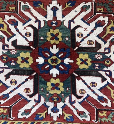 26992996e - Tchelaberd´Adler-Kazak´antik, Kaukasus, 19.Jhd, Wolle auf Wolle, ca. 210 x 137 cm, EHZ: ...