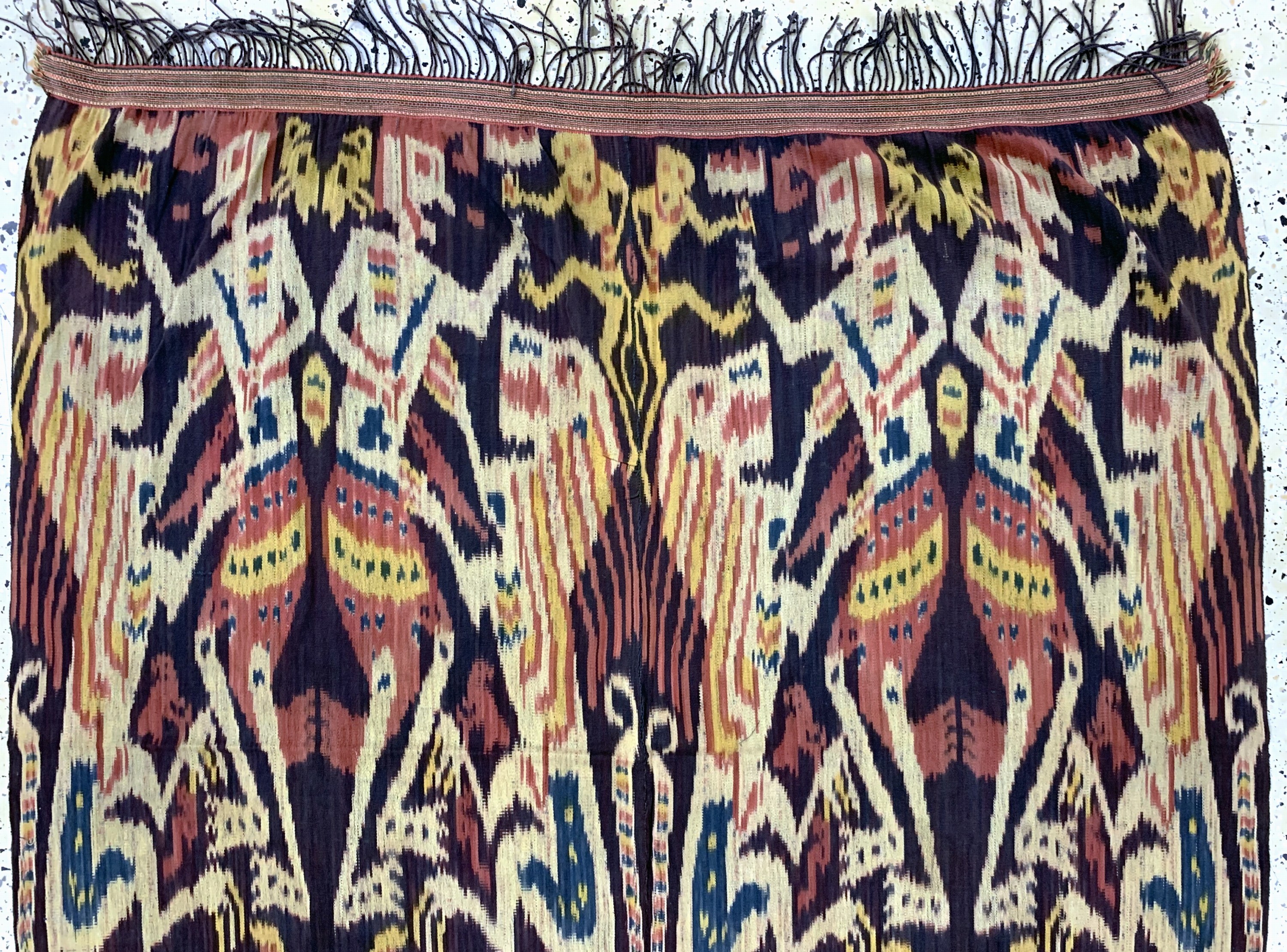 Detail a: Sumba"Ikat", Indonesien, Anfang 20.Jhd, Baumwolle, ca. 258 x 121 cm, EHZ: 2