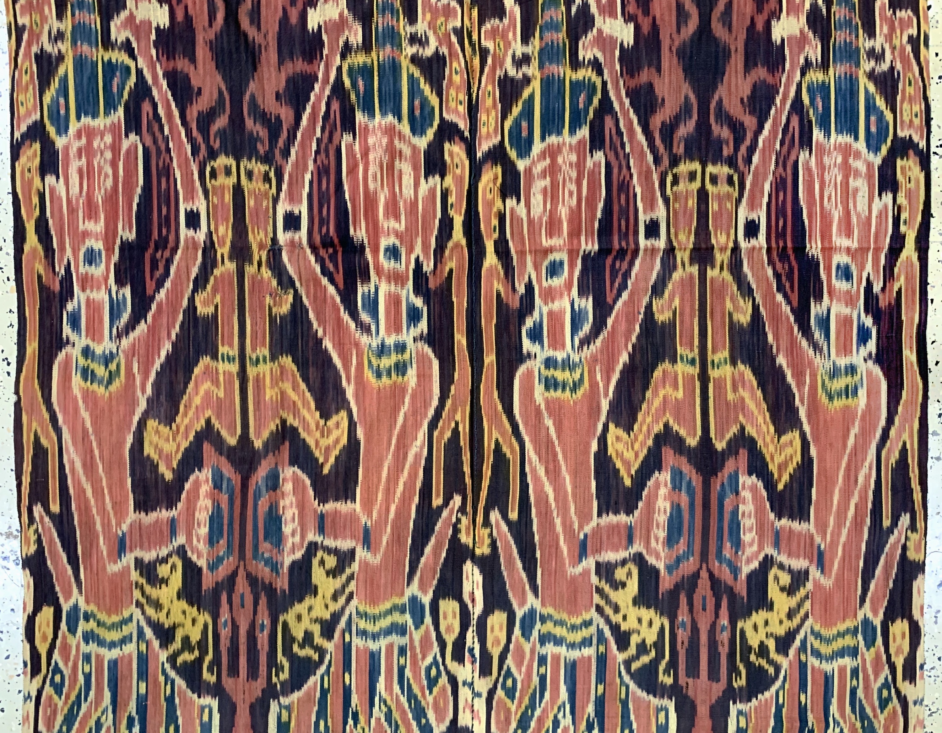 Detail b: Sumba"Ikat", Indonesien, Anfang 20.Jhd, Baumwolle, ca. 258 x 121 cm, EHZ: 2